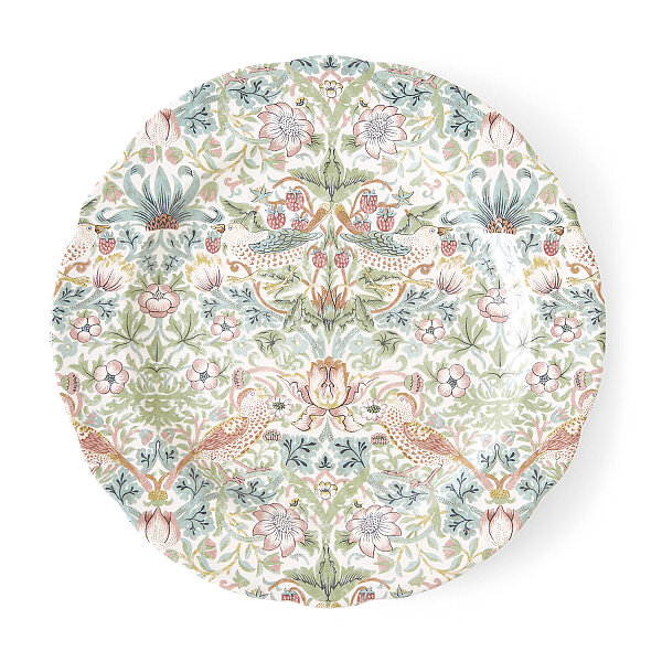 Spode x Morris & Co. Strawberry Thief Yuvarlak Servis Tabağı 31 cm - 1
