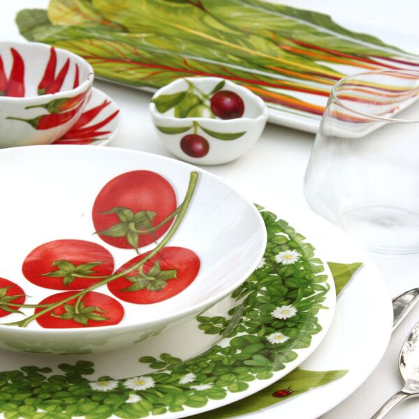Taitu Dieta Porselen 33Cm Dikdörtgen Tabak (1)