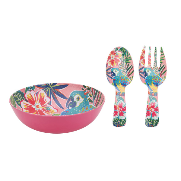 Tropea Melamin 3'lü Salata Servis Seti 30cm - 1