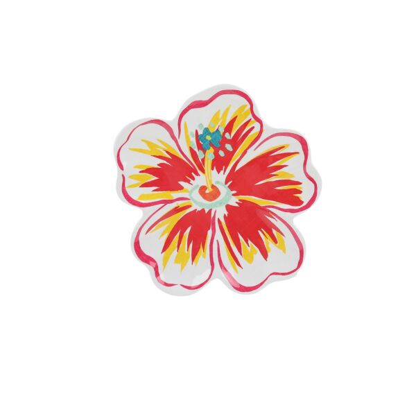 Tropea Melamin Çiçek Formlu Tabak Seti 20cm (2'li) - 2