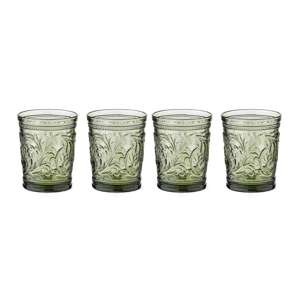 Violette 4’lü Yeşil Cam Su Bardak Seti 300 ml - 1