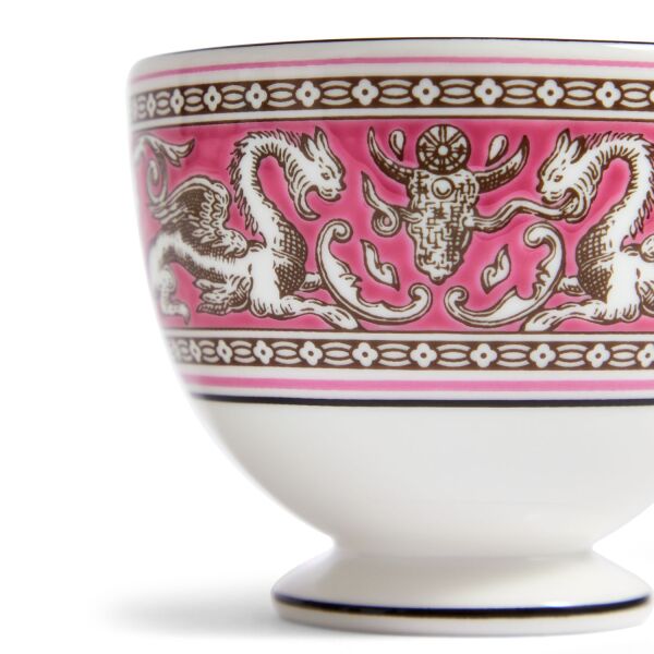 Wedgwood Florentine Fine Bone Fuchsia Çay Fincanı ve Tabağı 180 ml - 3