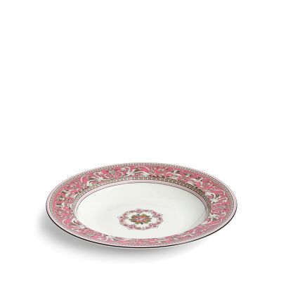 Wedgwood Florentine Fine Bone Fuchsia Rim Çukur Tabak 22 cm (1)