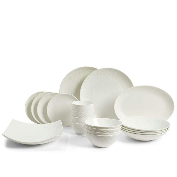 Wedgwood Gio Fine Bone 20 Parça Yemek Takımı - 1