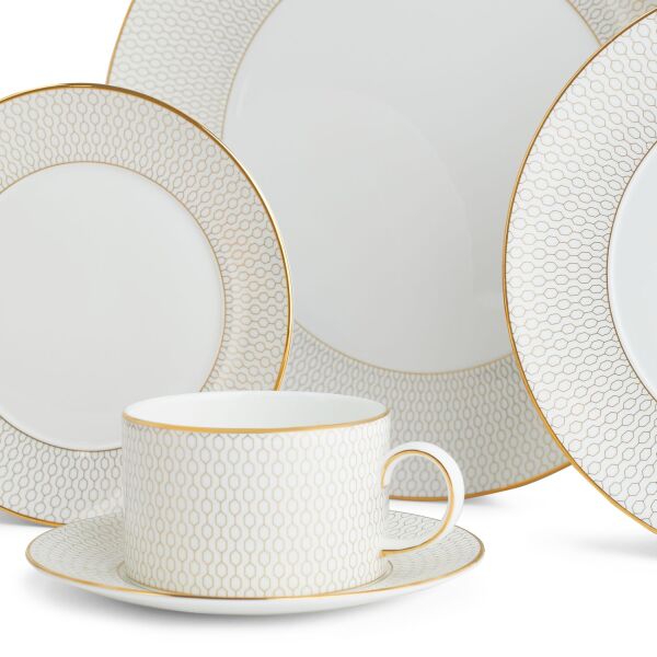 Wedgwood Gio Gold Fine Bone 5 Parça Yemek Takımı - 2