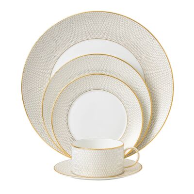 Wedgwood Gio Gold Fine Bone 5 Parça Yemek Takımı - 3