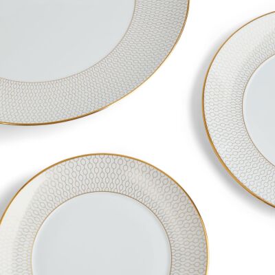 Wedgwood Gio Gold Fine Bone 5 Parça Yemek Takımı - 5