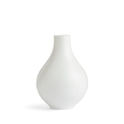 Wedgwood White Folia Bulb Vazo 23 cm