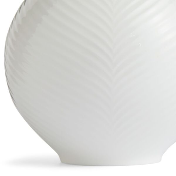 Wedgwood White Folia Bulb Vazo 23 cm - 4