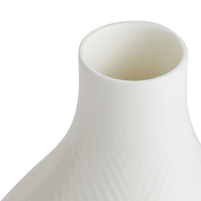 Wedgwood White Folia Bulb Vazo 23 cm - 5