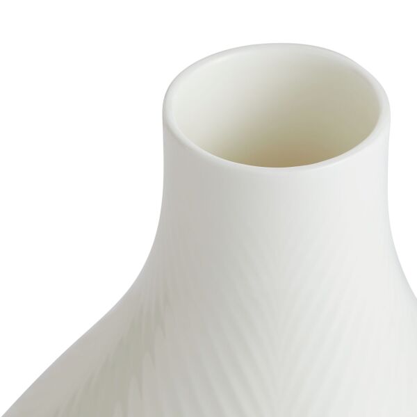 Wedgwood White Folia Bulb Vazo 23 cm - 5