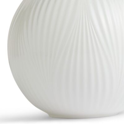 Wedgwood White Folia Fine Bone Küre Vazo 12.5 cm - 3