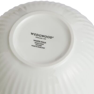 Wedgwood White Folia Fine Bone Küre Vazo 12.5 cm - 5