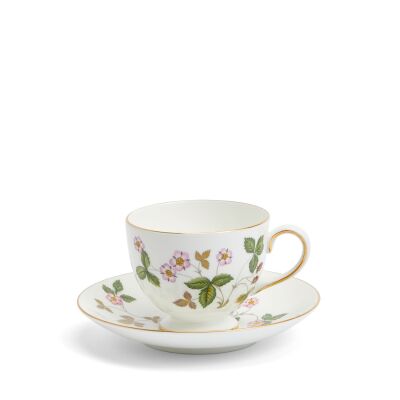 Wedgwood Wild Strawberry Fine Bone Çay Fincanı ve Tabağı 170 ml