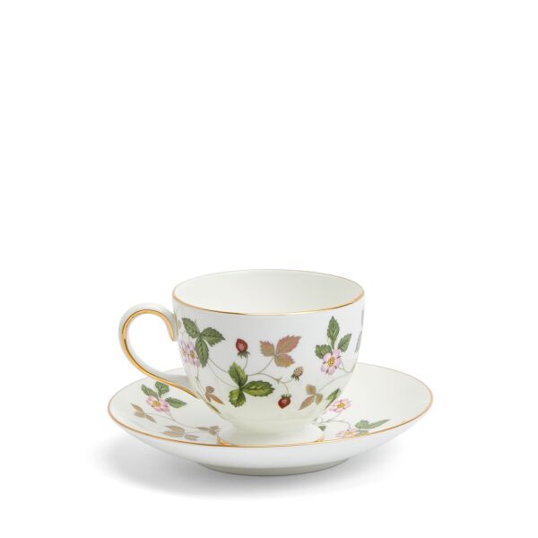 Wedgwood Wild Strawberry Fine Bone Çay Fincanı ve Tabağı 170 ml - 4
