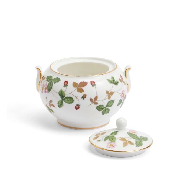 Wedgwood Wild Strawberry Fine Bone Kapaklı Şekerlik 7 cm - 3