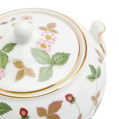 Wedgwood Wild Strawberry Fine Bone Kapaklı Şekerlik 7 cm - 4