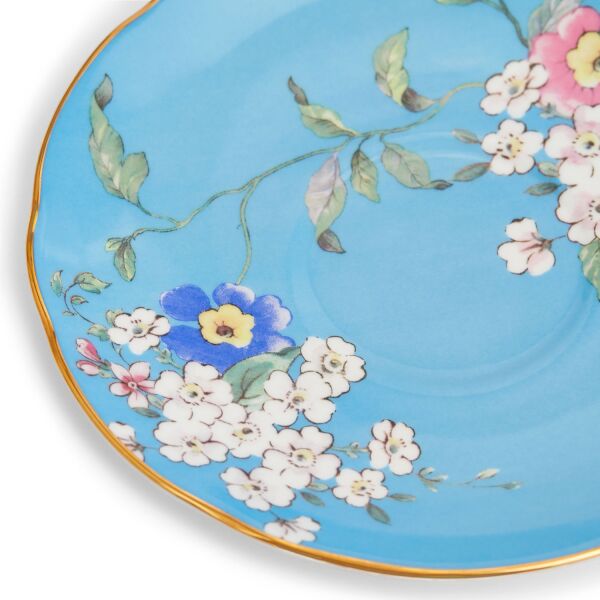 Wedgwood Wonderlust Blossom Fine Bone Çay Fincanı ve Tabağı 150 ml - 4