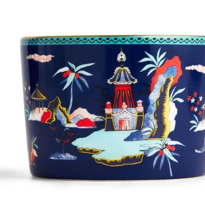 Wedgwood Wonderlust Blue Pagoda Fine Bone Çay Fincanı ve Tabağı 150 ml - 3