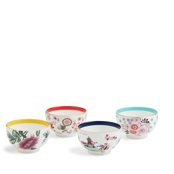 Wedgwood Wonderlust Fine Bone 4'lü Çay Kasesi Seti - 1