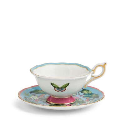 Wedgwood Wonderlust Menagerie Fine Bone Çay Fincanı ve Tabağı 145 ml