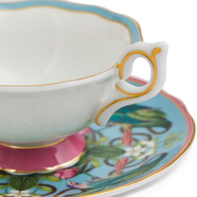 Wedgwood Wonderlust Menagerie Fine Bone Çay Fincanı ve Tabağı 145 ml (1)