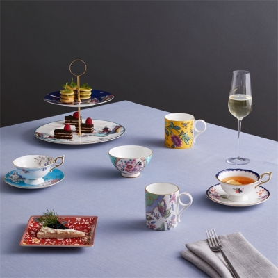 Wedgwood Wonderlust Menagerie Fine Bone Çay Fincanı ve Tabağı 145 ml - 6