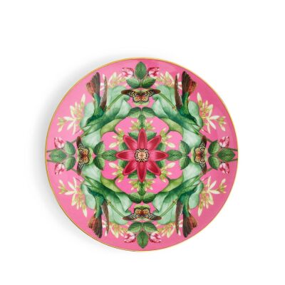 Wedgwood Wonderlust Pink Lotus Fine Bone Tabak 20 cm