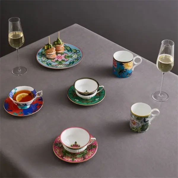 Wedgwood Wonderlust Pink Lotus Fine Bone Tabak 20 cm - 6