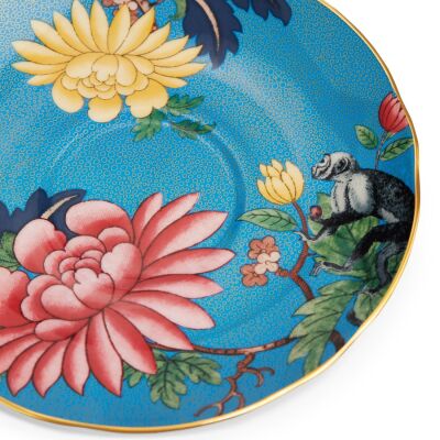 Wedgwood Wonderlust Sapphire Garden Fine Bone Çay Fincanı ve Tabağı 145 ml - 5