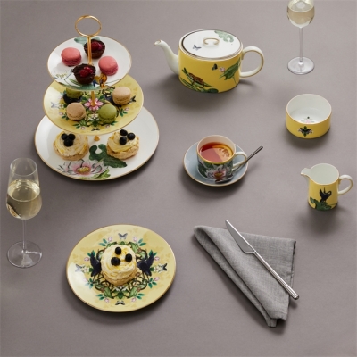 Wedgwood Wonderlust Waterlily Fine Bone Çay Fincanı ve Tabağı 200 ml - 6