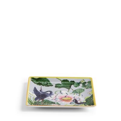 Wedgwood Wonderlust Waterlily Fine Bone Kare Sunum Tabağı 15 cm (1)
