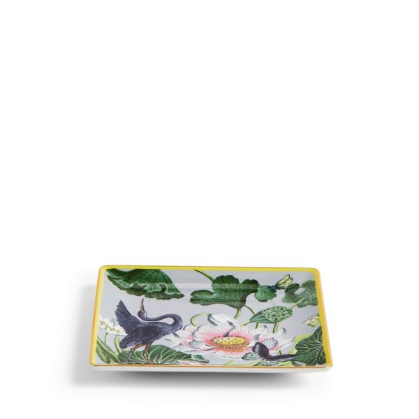 Wedgwood Wonderlust Waterlily Fine Bone Kare Sunum Tabağı 15 cm - 2