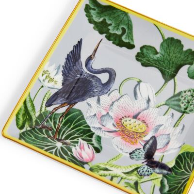 Wedgwood Wonderlust Waterlily Fine Bone Kare Sunum Tabağı 15 cm - 3