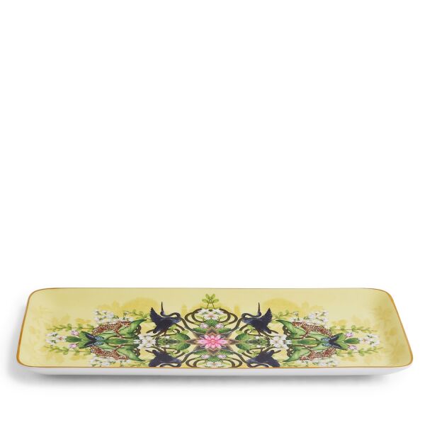 Wedgwood Wonderlust Waterlily Fine Bone Sandviç Tepsisi - 2